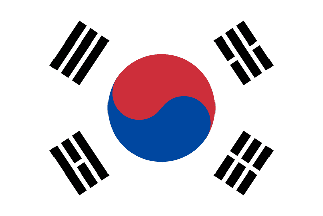 Verband Deutscher Ubootfahrer - Flagge Südkorea Verband Deutscher Ubootfahrer - Flagge Südkorea
